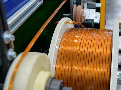 Class 105 Polyvinyl Acetal Film-Insulated Rectangular Aluminum Magnet Wire