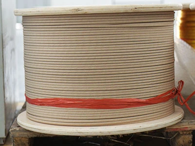 Class 105 Paper-Covered Bare Square Aluminum Wire