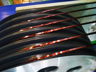 Class 220 Polyester Overcoated with Polyamideimide Film-Insulated Rectangula Copper Magnet Wire