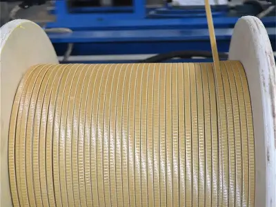 Class 155 Glass Fiber Covered Film-Insulated Square Copper Magnet Wire