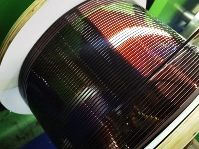 Class 200 Polyester Overcoated with Polyamideimide Film-Insulated Rectangular Copper Magnet Wire