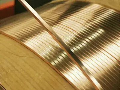 Class 240 polyimide film-insulated square copper magnet wire