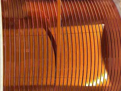 Class 240 Aromatic Polyimide Tape Covered Bare Rectangular Aluminum Magnet Wire